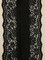 1 Yard Black Vintage Corded Lace Fabric for Dresses Gowns Diy Sewing Crafts 52/54” Width
